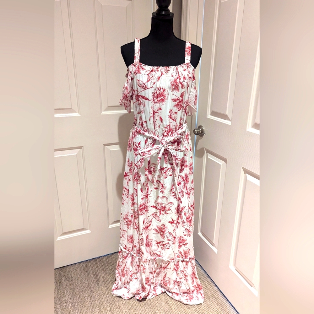 Julia Jordani Maxi Hawaiian dress size 14